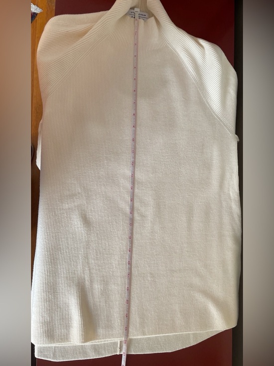 & Other Stories high neck knit sweater w/ cape back and sleeves in white Size M - Picture 14 of 16